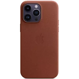Чехол Apple iPhone 14 Pro Leather MagSafe, коричневый